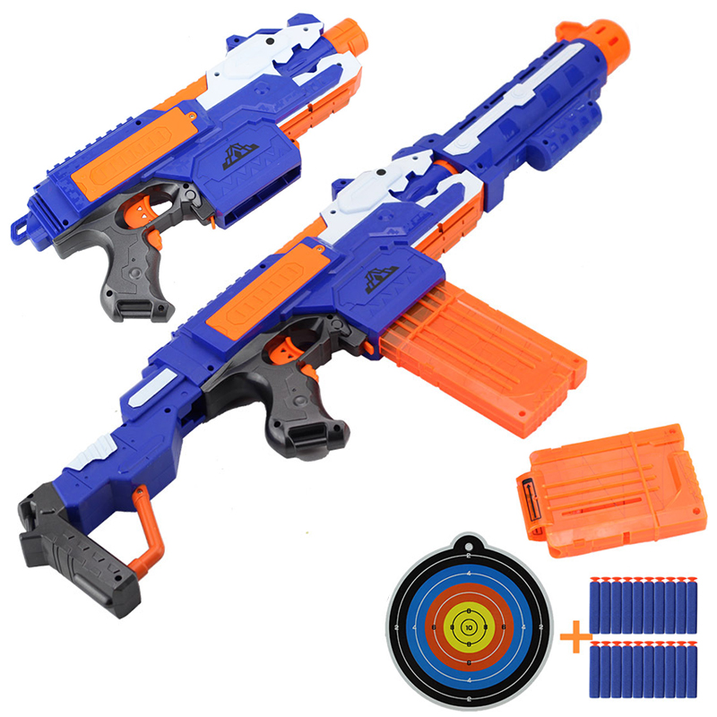 Foam Dart Gun - ลูกดอกไฟฟ้าของเล่นอัดลมสำหรับปืน Nerf นุ่ม7.2ซม. หัวกระสุนโฟมแบบมีรูสำหรับปืน Nerf Blaster