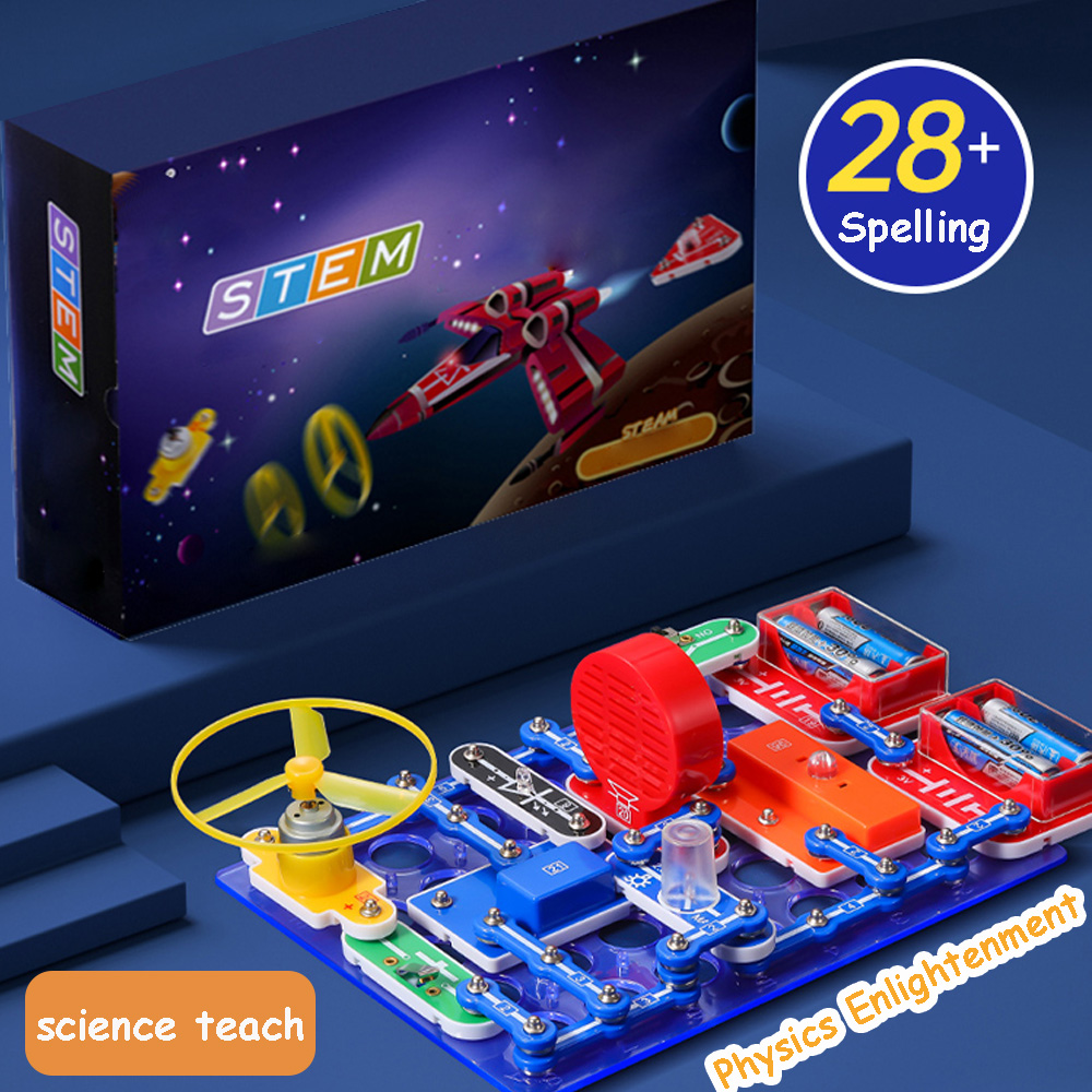 Science Experiment Kit - วงจรอิเล็กทรอนิกส์สำหรับนักเรียน ชุดทดลองฟิสิกส์ ชุดวิทยาศาสตร์สำหรับเด็ก ของเล่น STEM ของขวัญ