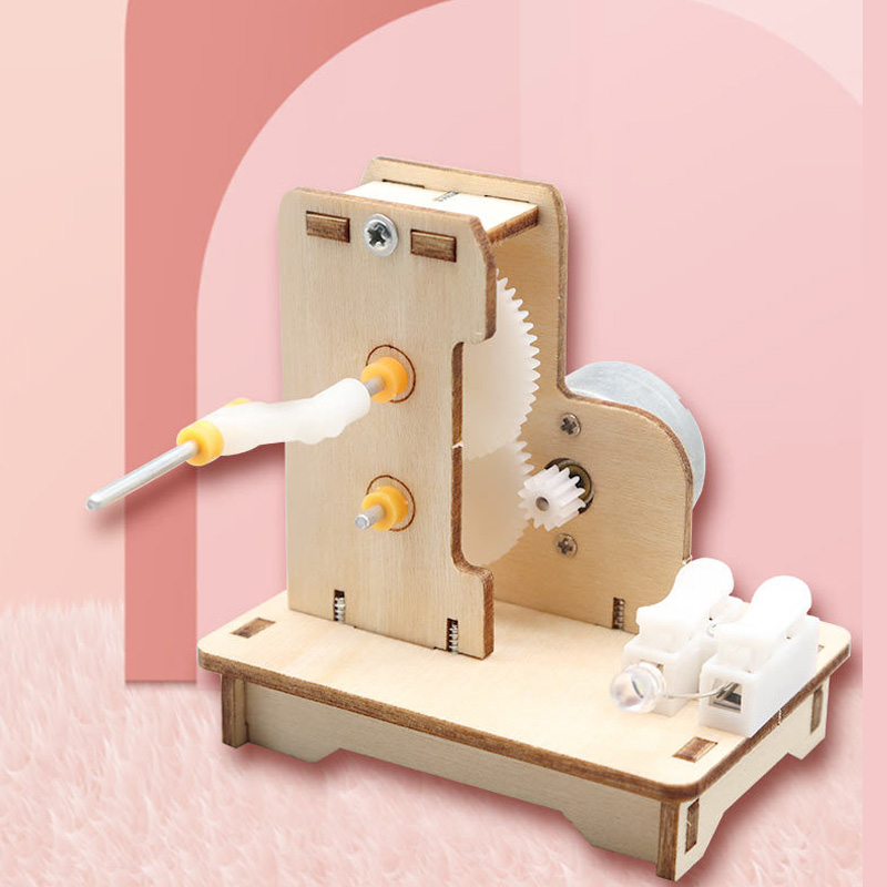Science Experiment Kit - DIY Mini Hand Generator DIY การทดลองวิทยาศาสตร์ชุดการศึกษาของเล่นสําหรับเด็กของขวัญของเล่นโครงการ