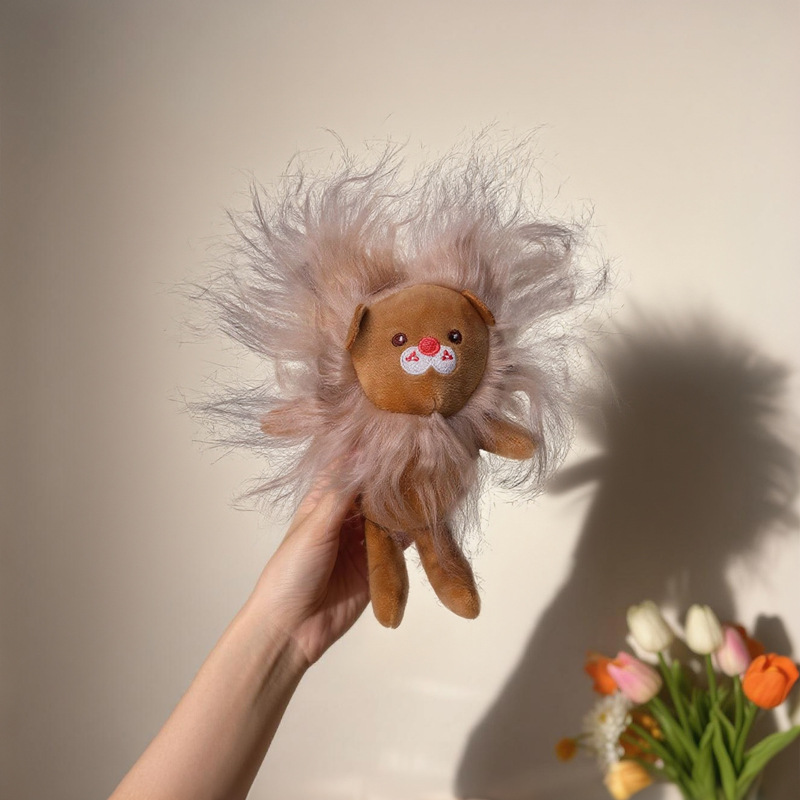 Kids Quirky Toys - พวงกุญแจตุ๊กตาสิงโตน้อยสุดน่ารัก ตุ๊กตาสัตว์การ์ตูน จี้ห้อยน่ารัก ของเล่นเด็ก พวงกุญแจตกแต่ง พวงกุญแจตุ๊กตา