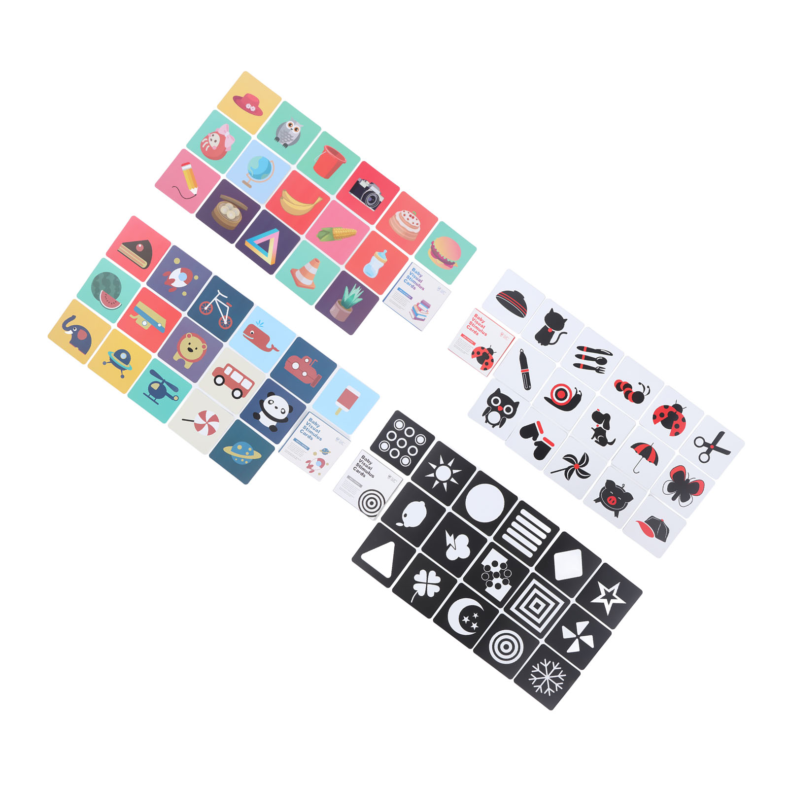 Educational Flash Card - ZK40 64 ชิ้นความคมชัดสูงเด็ก Flashcards กระตุ้นภาพ Flashcard