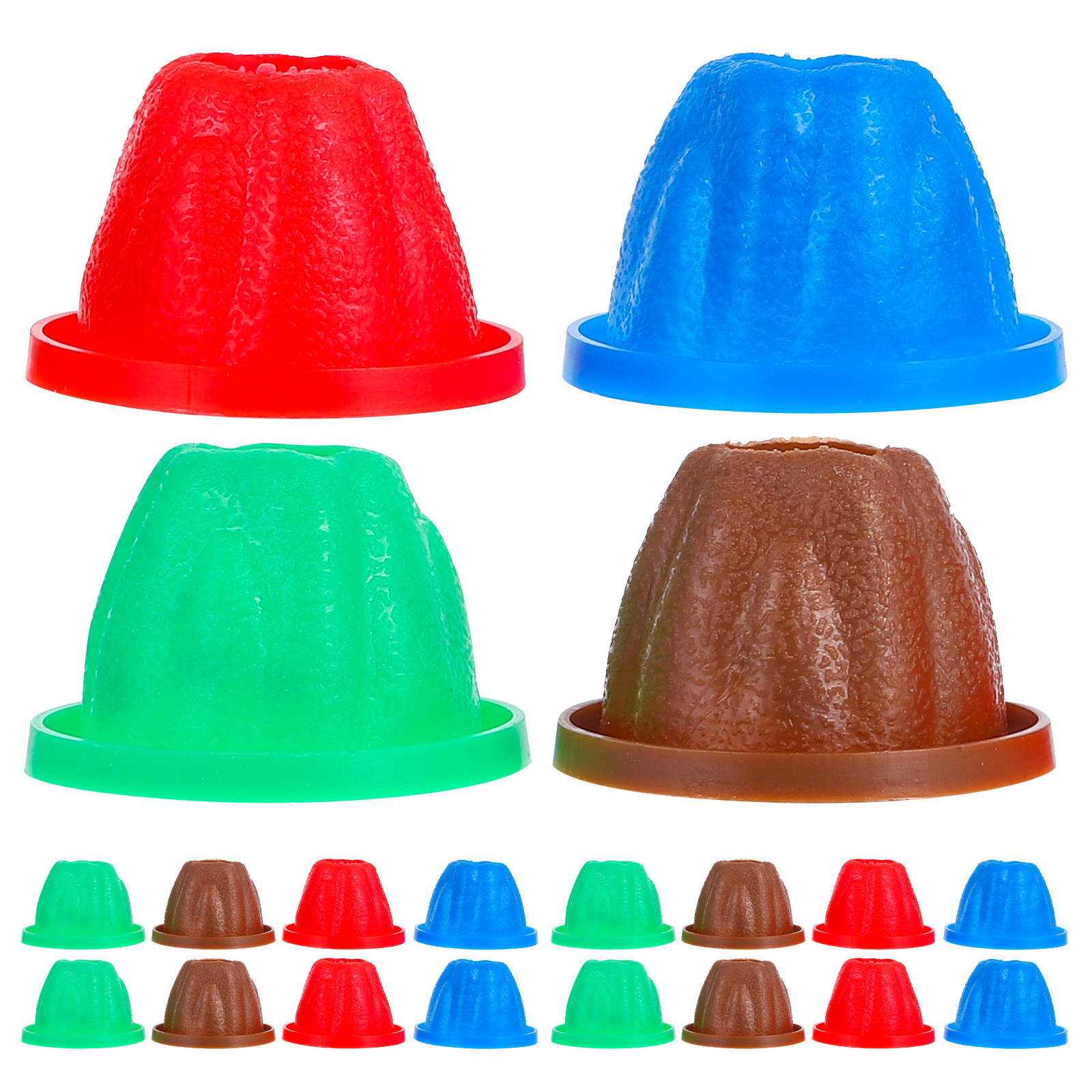 Volcano Experiment Kit - ชุดทดลองวิทยาศาสตร์ภูเขาไฟระเบิด DIY ทำจากพลาสติก สีสันสมจริง วัสดุสำหรับโครงการวิทยาศาสตร์เพื่อการศึกษาสำหรับเด็ก
