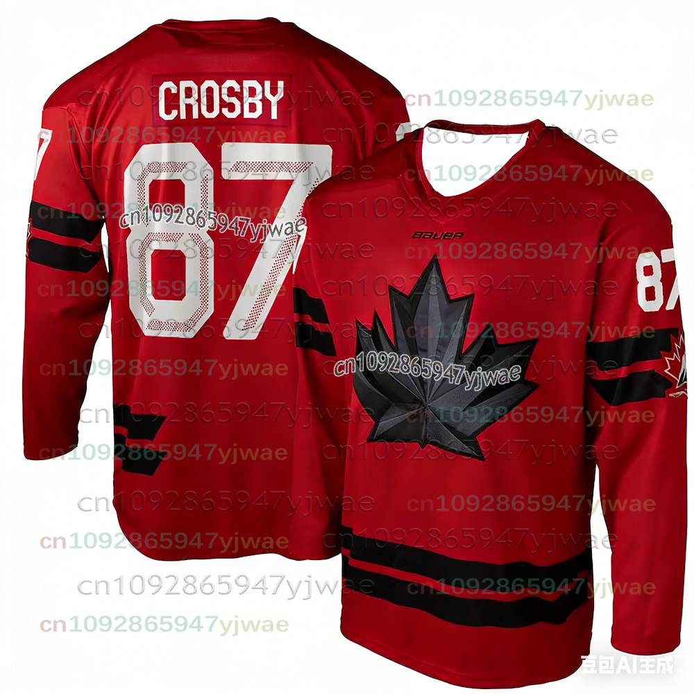 Kids Toys Canada - เสื้อฮอกกี้น้ำแข็งแคนาดา 2026 รุ่นแฟนคลับ McDavid ขายดี เสื้อฮอกกี้น้ำแข็งแขนยาวสำหรับผู้ชาย