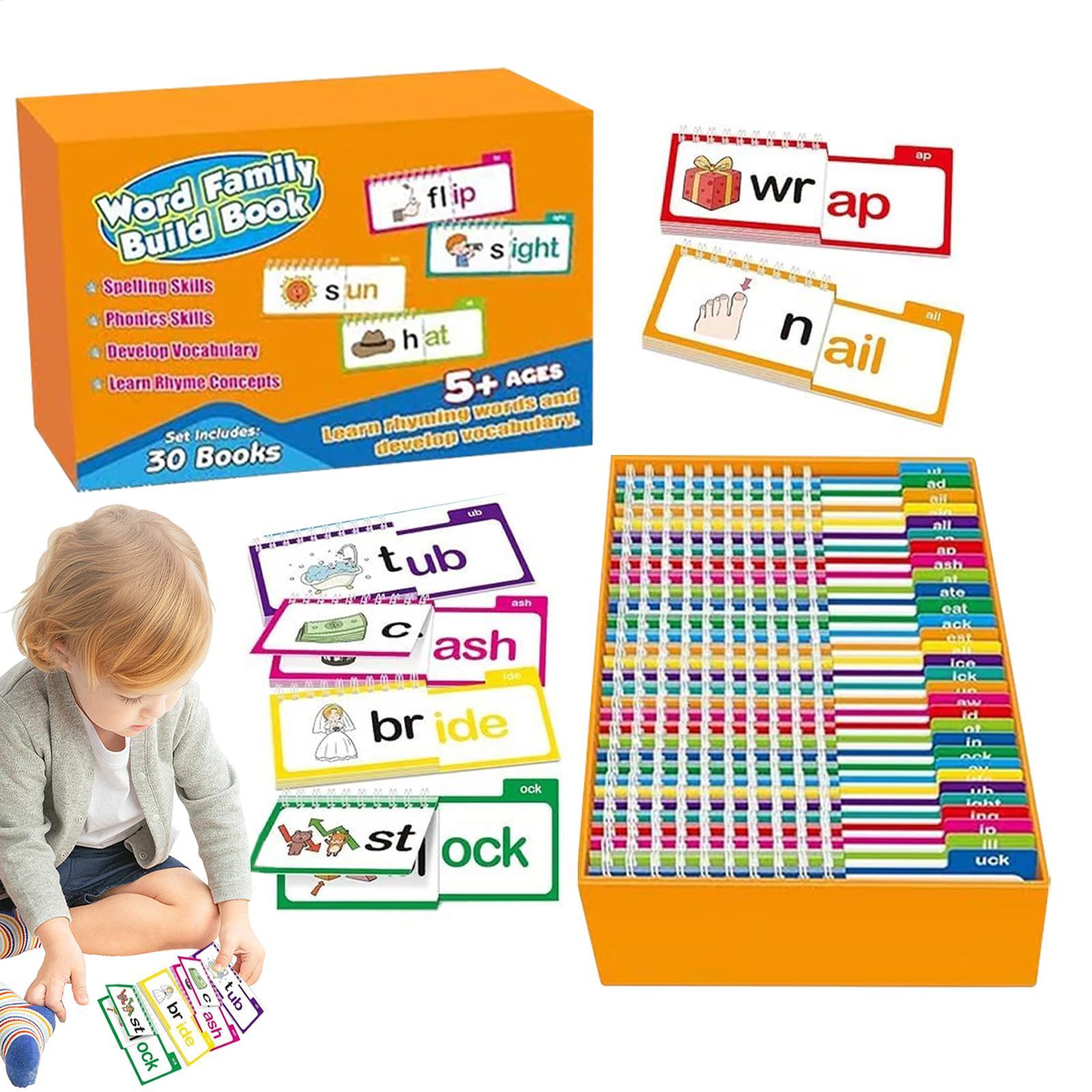 Educational Flash Card - 1 ชุด ชุดหนังสือพลิกอ่านได้ หนังสือพลิกคำศัพท์ หนังสือพลิกคำศัพท์ตามหมวดหมู่ แฟลชการ์ด