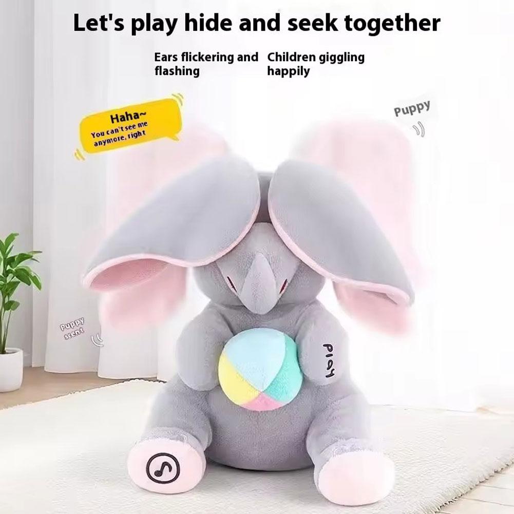 ตุ๊กตาช้างซ่อนแอบตลกๆ ขยับหูได - Kids Toys Elephant บทวิจารณ์และราคา