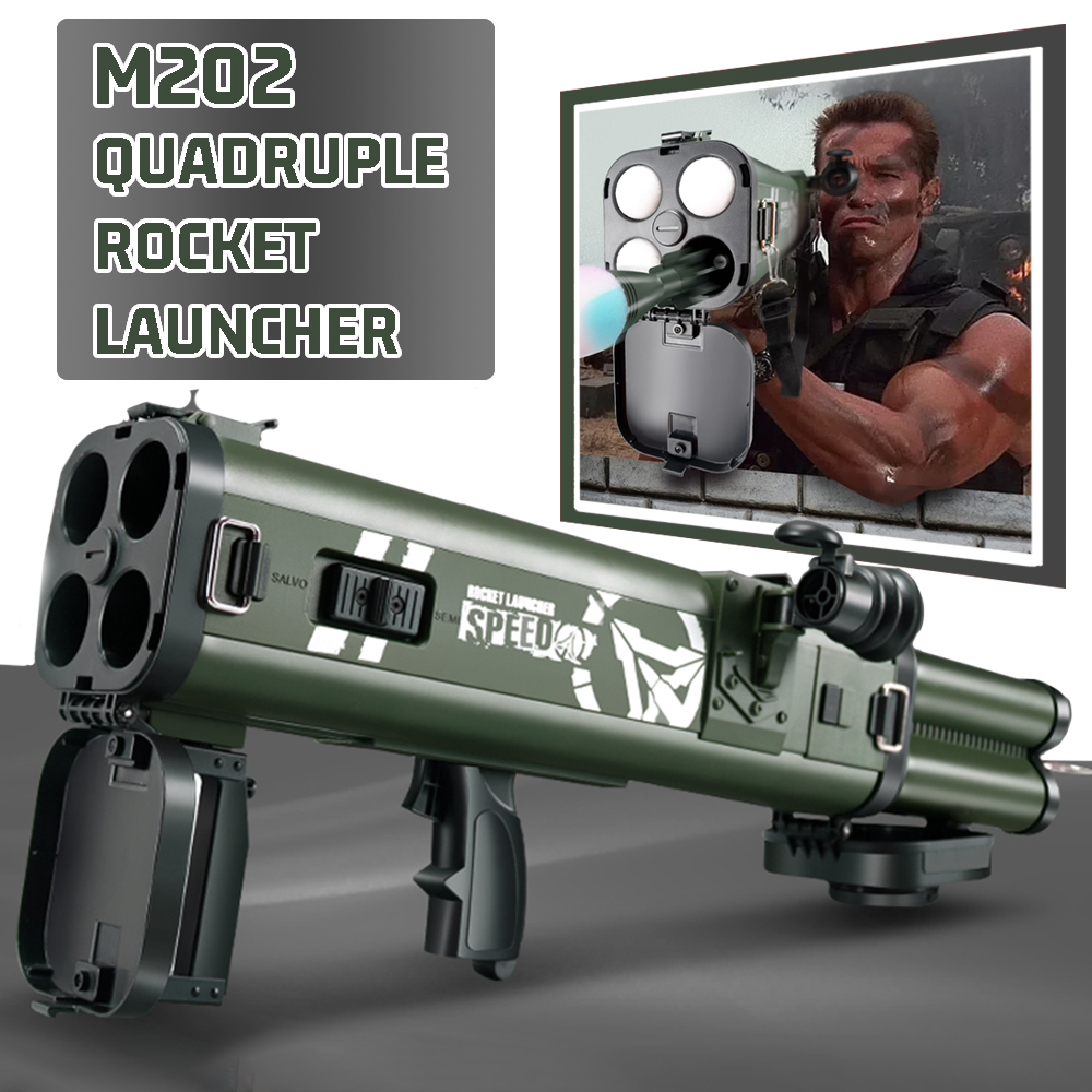 M202 เครื่องยิงจรวดสี่ลำกล้อง  - Foam Dart Gun บทวิจารณ์และราคา