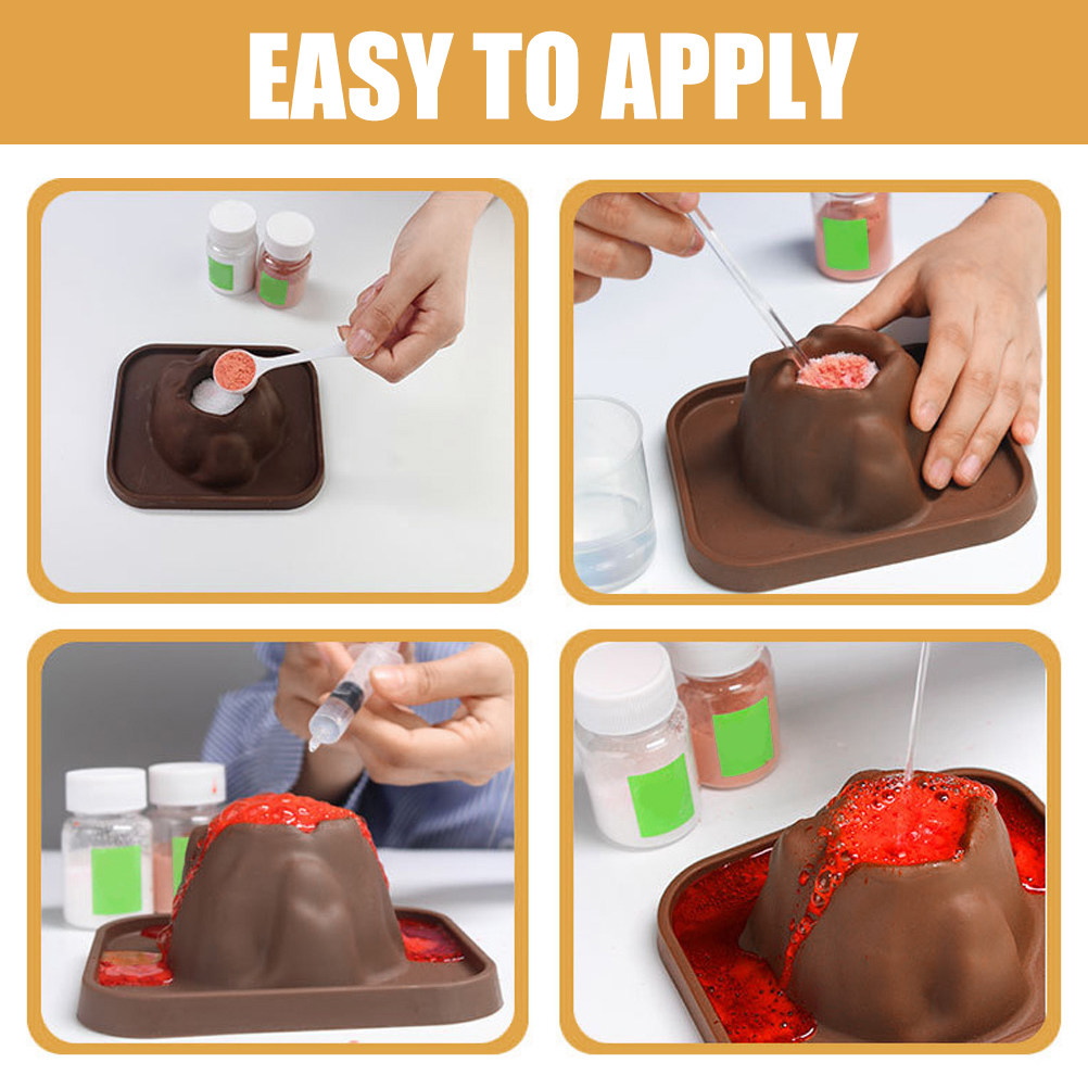 ชุดโมเดลภูเขาไฟ 6 ชิ้นสำหรับกา - Volcano Experiment Kit บทวิจารณ์และราคา