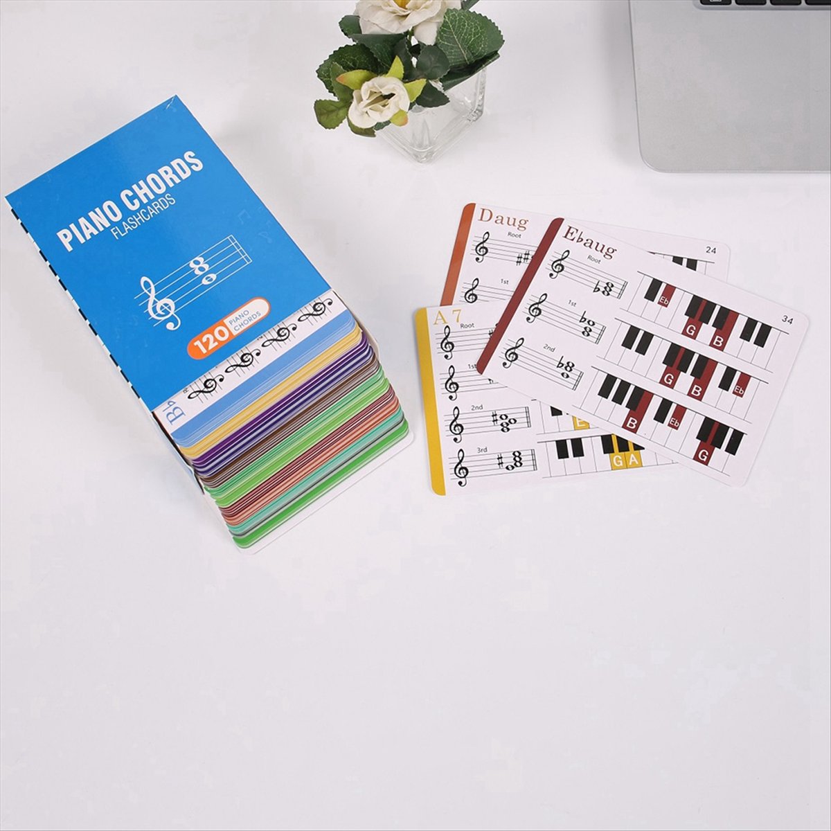 การ์ดแฟลชแสดงคอร์ดเปียโน ABST  - Educational Flash Card บทวิจารณ์และราคา