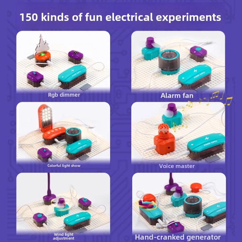 วงจรการทดลองอาคารบล็อกของเล่นป - Science Experiment Kit บทวิจารณ์และราคา