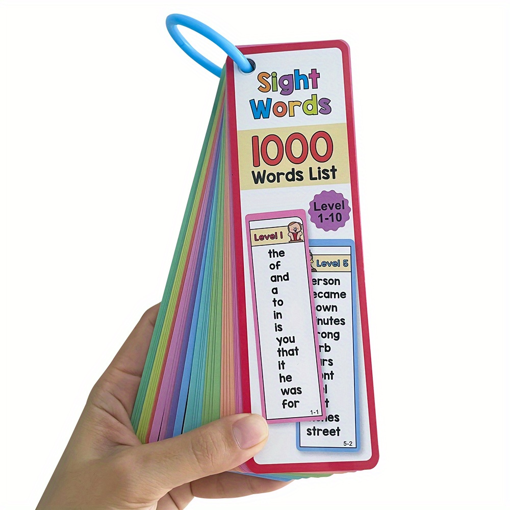 1000 Sight Words List การศึกษา - Educational Flash Card บทวิจารณ์และราคา