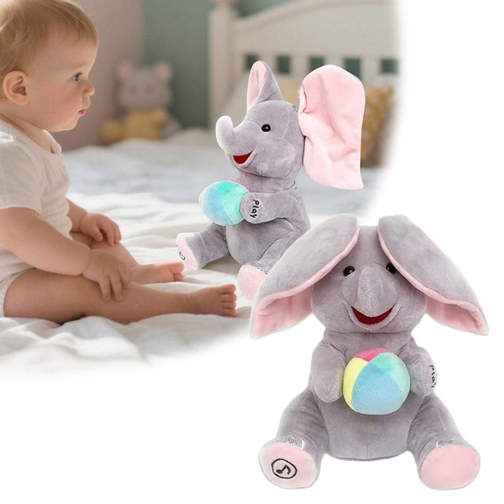 ตุ๊กตาช้างซ่อนหา มีหูกระดิก พร - Kids Toys Elephant บทวิจารณ์และราคา