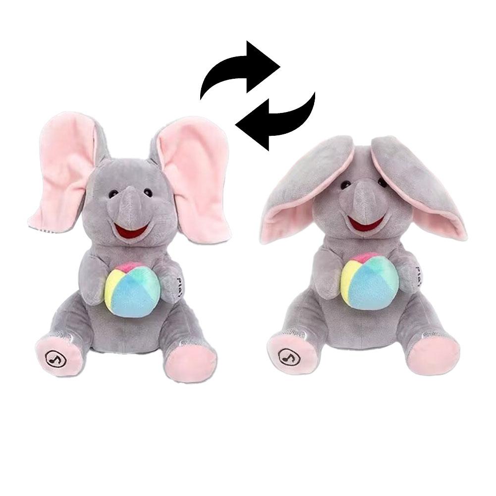 ตุ๊กตาช้างซ่อนหา มีหูกระดิก พร - Kids Toys Elephant บทวิจารณ์และราคา