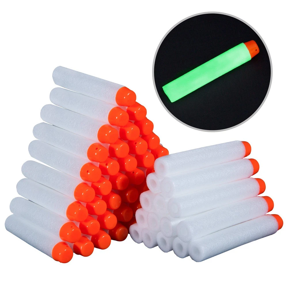2J-AWhite กระสุนโฟมเรืองแสงในท - Foam Dart Gun บทวิจารณ์และราคา