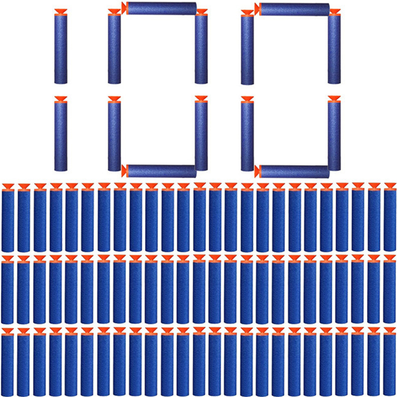 100ชิ้นหัวดูดกระสุนสีฟ้า7.2ซม. - Foam Dart Gun บทวิจารณ์และราคา