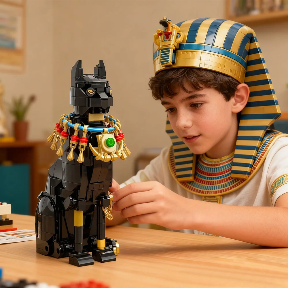 ตัวต่อโกบริกส์ MOC แมวอียิปต์  - Kids Toys Egypt บทวิจารณ์และราคา