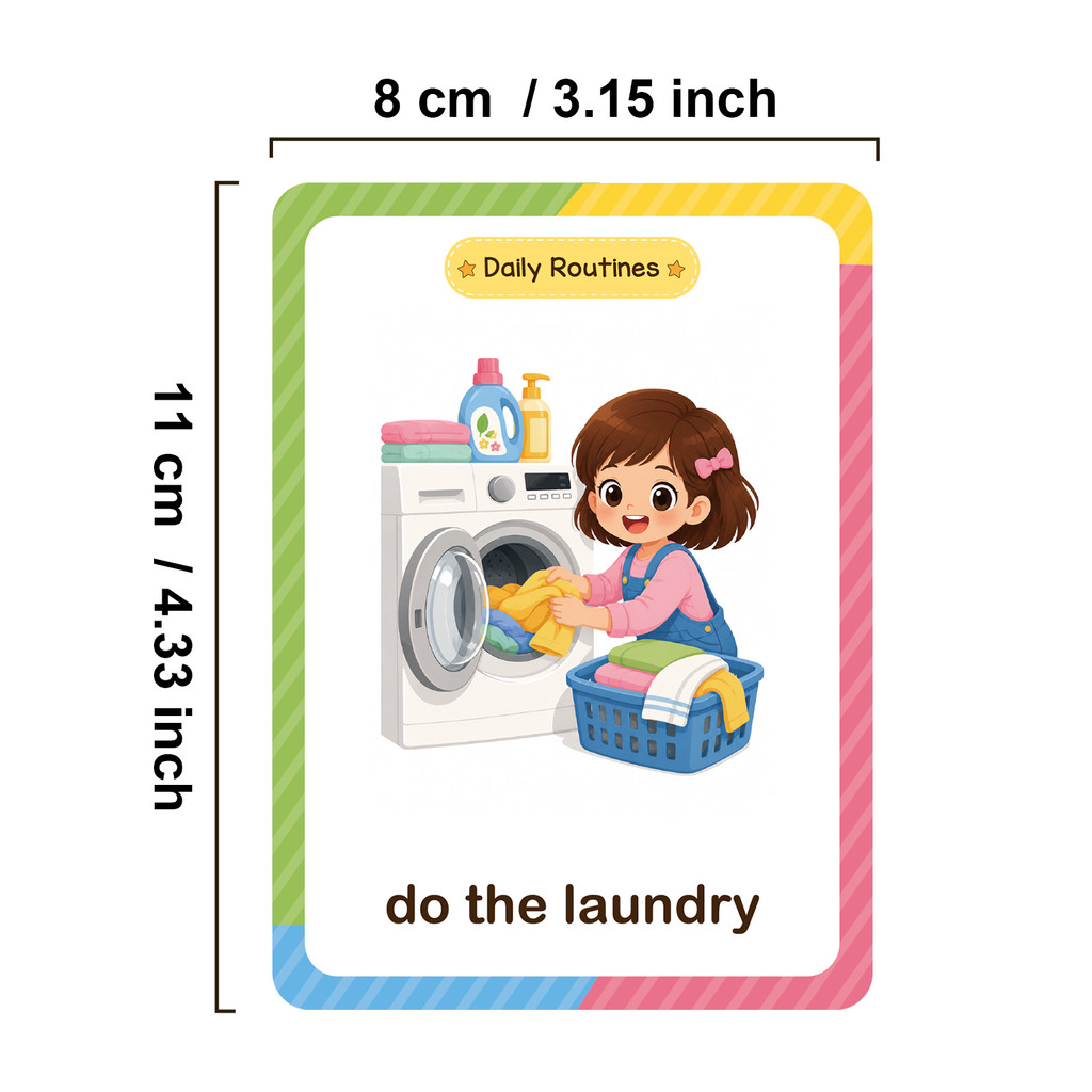 การ์ดการเรียนรู้กิจวัตรประจำวั - Educational Flash Card บทวิจารณ์และราคา
