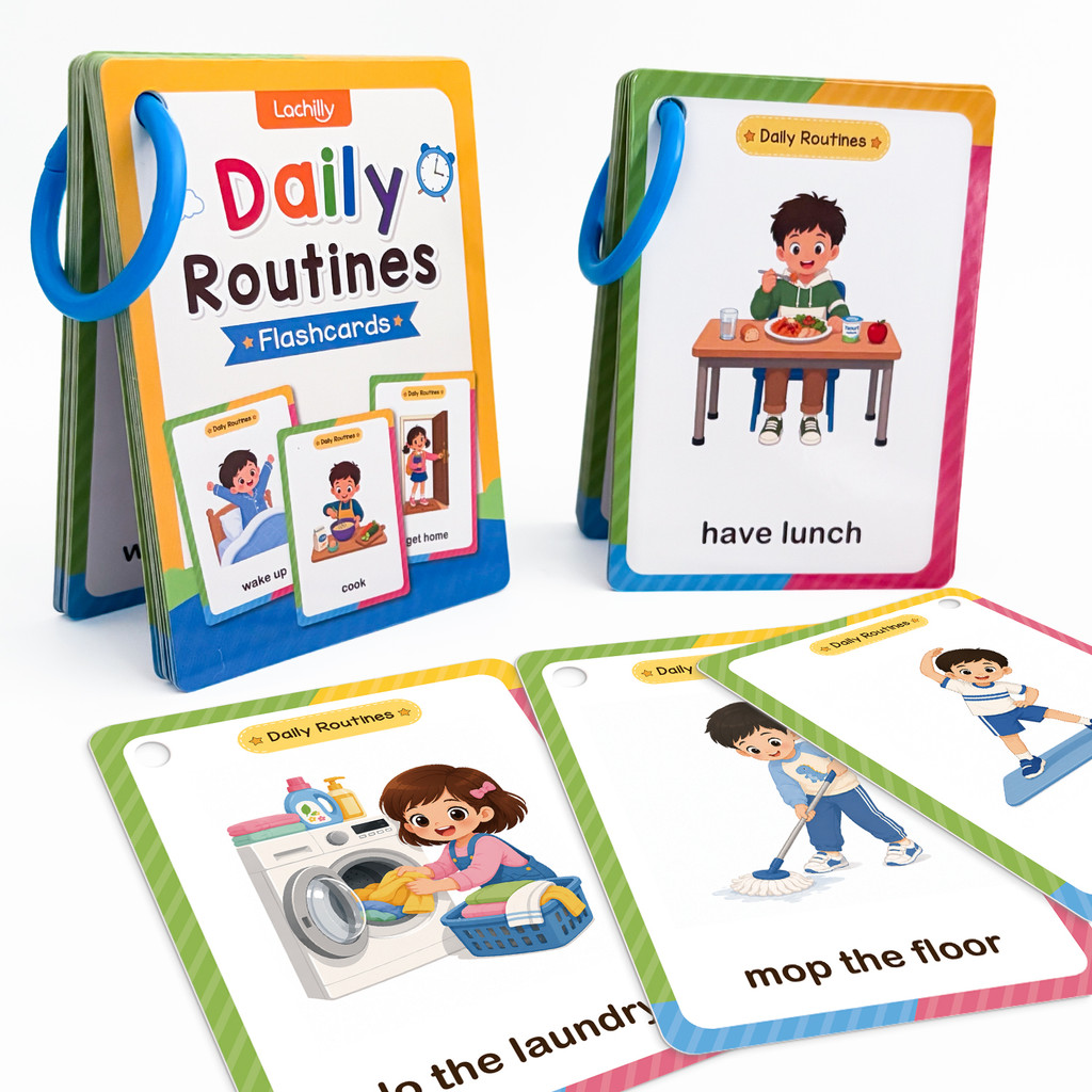 การ์ดการเรียนรู้กิจวัตรประจำวั - Educational Flash Card บทวิจารณ์และราคา