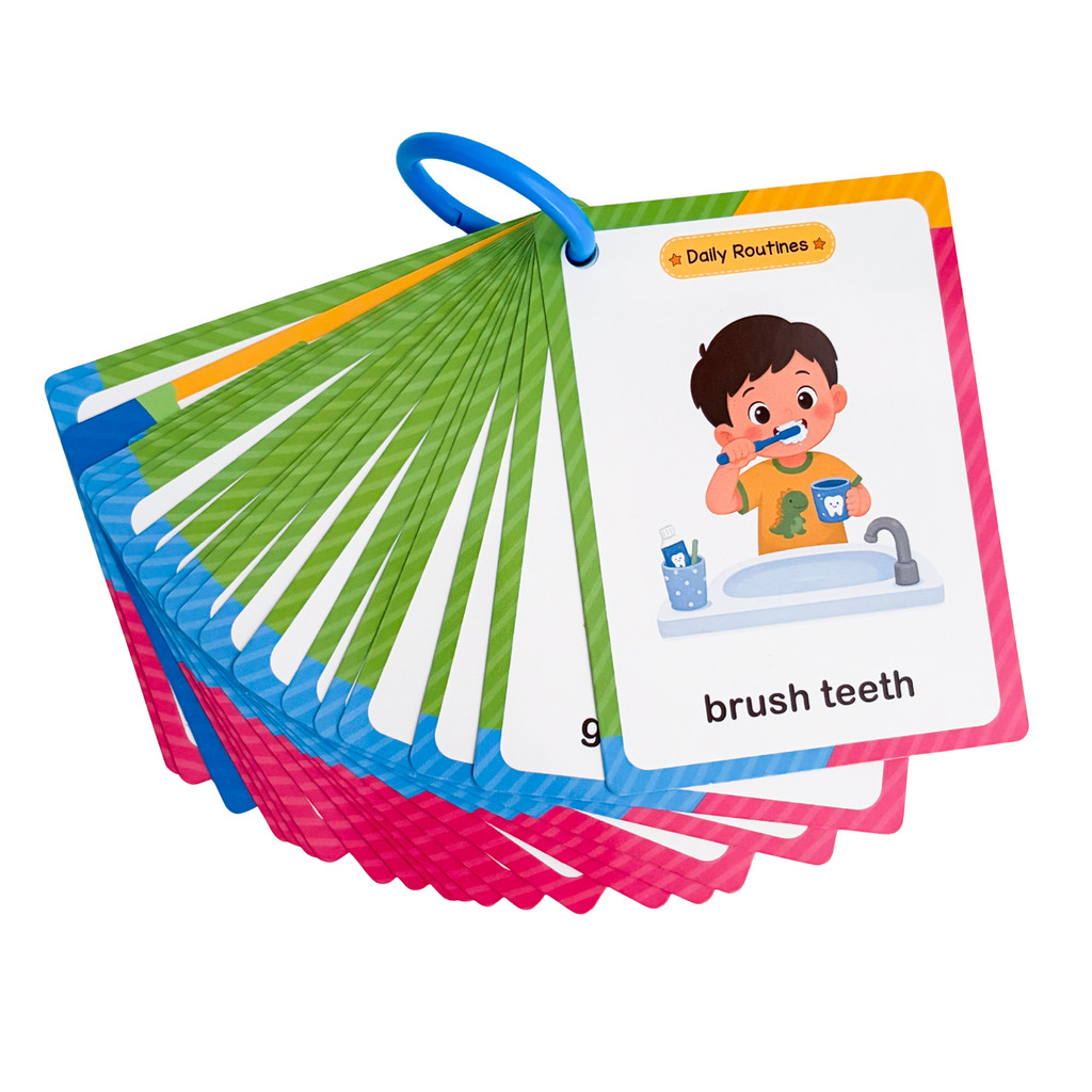 การ์ดการเรียนรู้กิจวัตรประจำวั - Educational Flash Card บทวิจารณ์และราคา