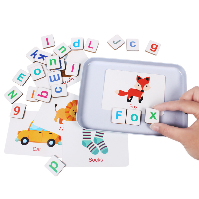 ปริศนาไม้แฟลชการ์ดเกมสะกดตัวอั - Educational Flash Card บทวิจารณ์และราคา