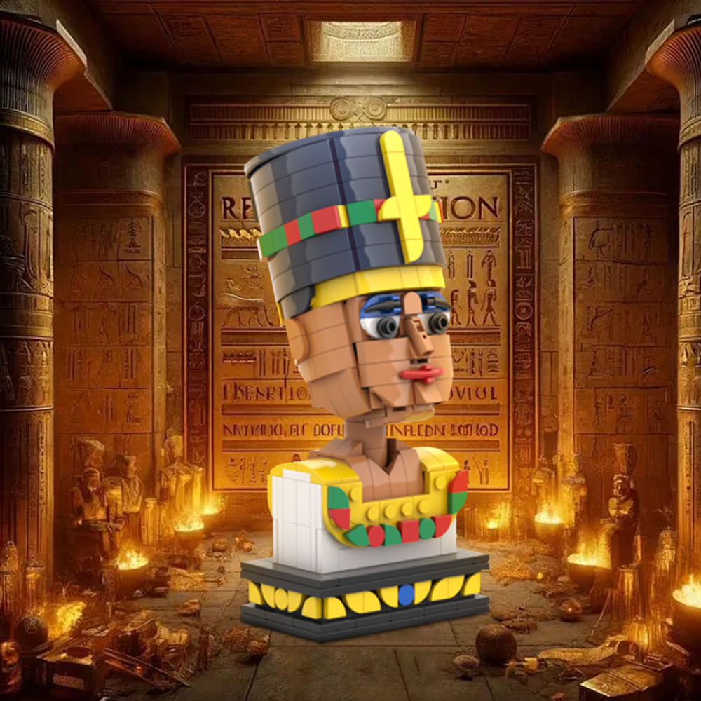 MOC Nefertiti อียิปต์ Queen Bu - Kids Toys Egypt บทวิจารณ์และราคา