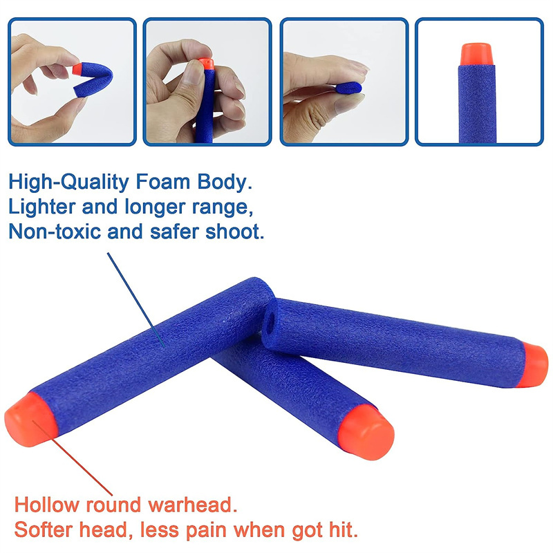 กระสุนโฟมแบบรูเดียวสีน้ำเงิน 1 - Foam Dart Gun บทวิจารณ์และราคา