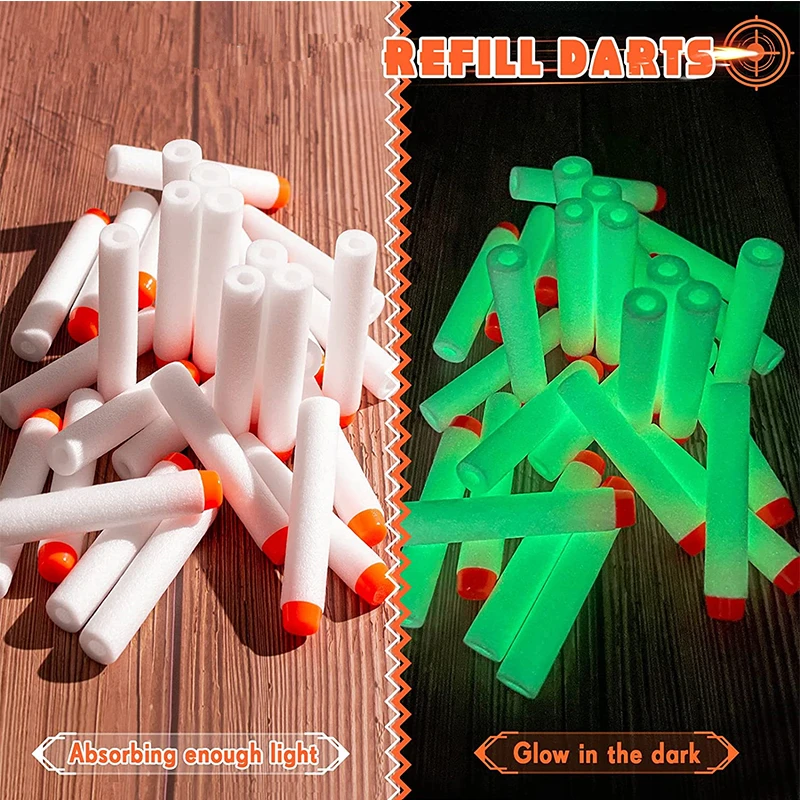 ลูกดอกเติม 100 ชิ้นสําหรับ Ner - Foam Dart Gun บทวิจารณ์และราคา
