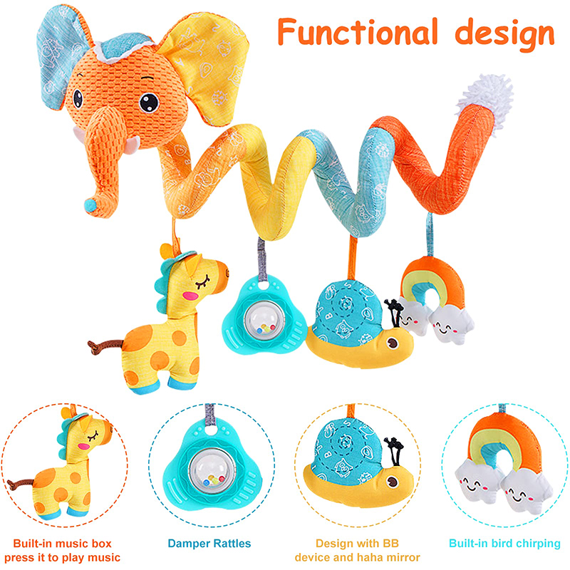 รถที่นั่งของเล่นเด็กทารกสีช้าง - Kids Toys Elephant บทวิจารณ์และราคา